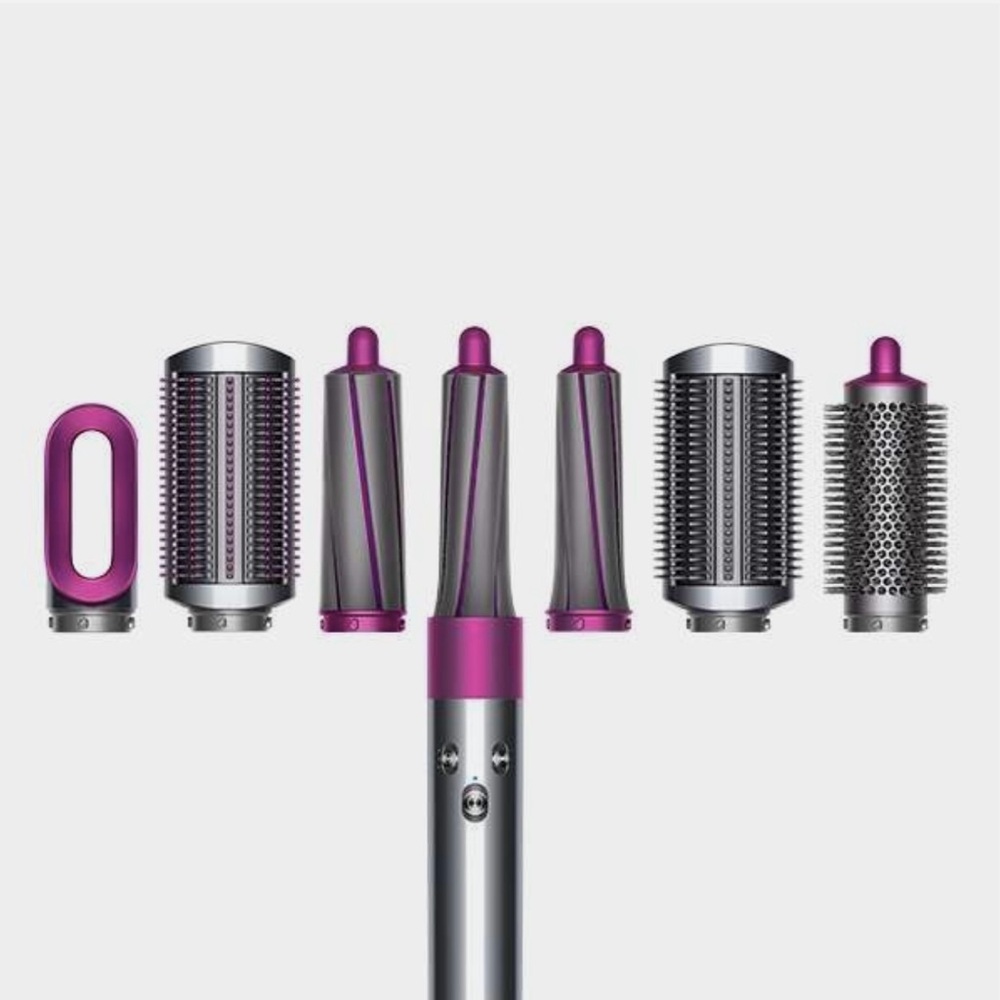 Dyson Silver and Pink Hair Styling Kit